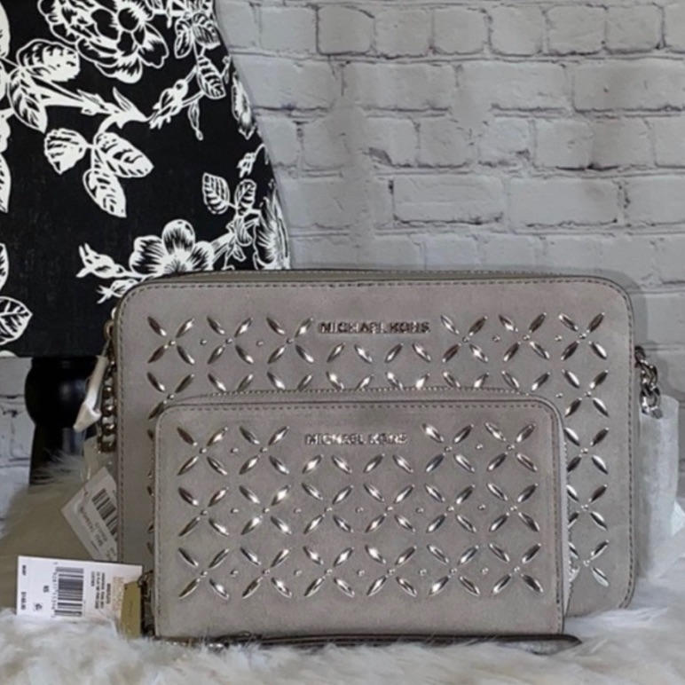 Michael Kors Crossbodies/Wristlet 2pc Set